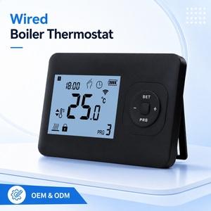 <span class=keywords><strong>Thermostat</strong></span> numérique filaire pour <span class=keywords><strong>chaudière</strong></span> à <span class=keywords><strong>gaz</strong></span> avec chauffage écoénergétique, conception flexible pour usage hôtelier, contrôle par bouton LCD, OEM/ODM - Product Image 1