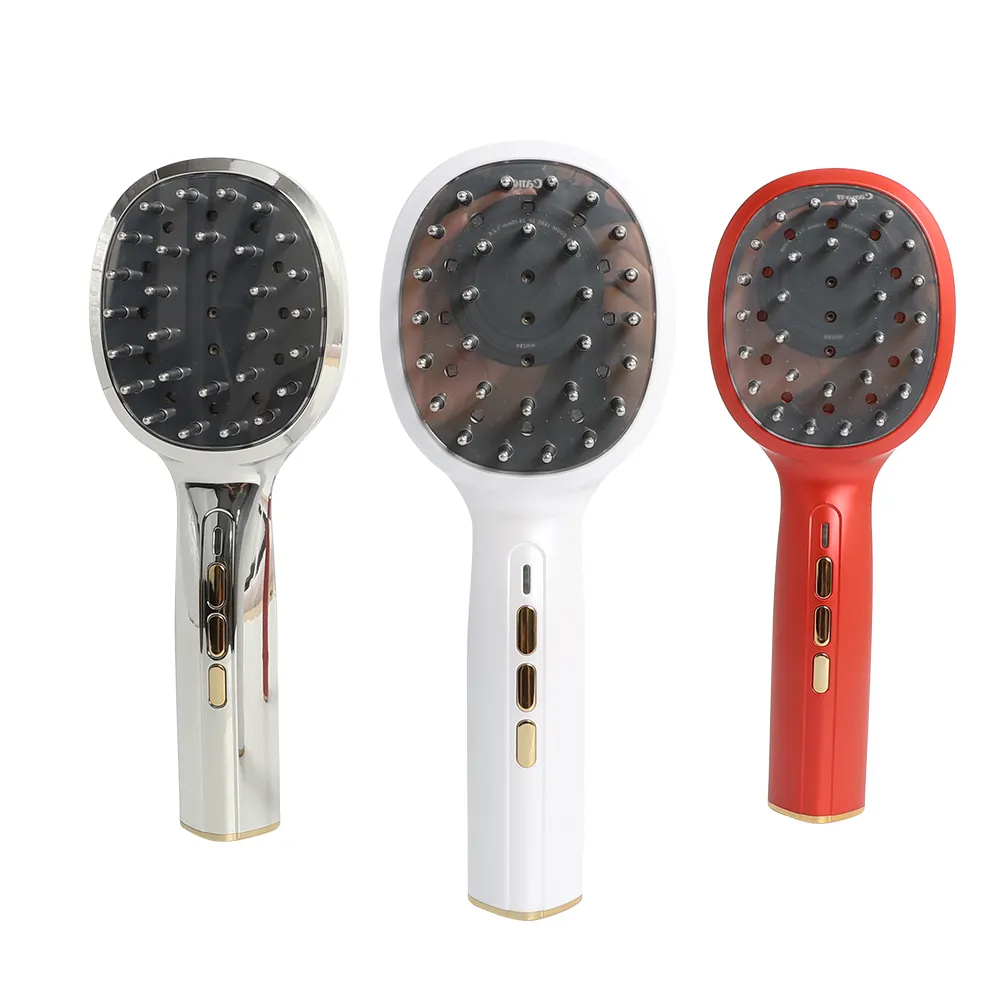 Anti Hair Loss Massage Hair Massage Brush Electric Laser Hair Growth Comb Home Use Scalp Comb