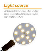 Bohlam LED G4 1.9W 12LED SMD DC 10-30V Dapat Diredupkan 170-200LM 15000H Garansi 2 Tahun Pencahayaan Kapal Laut 2700K 6000K