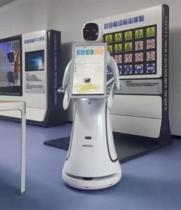 AMY หุ่นยนต์<span class=keywords><strong>รูป</strong></span>มนุษย์อัจฉริยะที่มีการโต้ตอบด้วยเสียงการจดจำใบหน้าและฟังก์ชั่นการบริการลูกค้าเพื่อการรับสัญญาณที่มีประสิทธิภาพ - Product Image 3