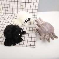 2025 Offre Spéciale effrayant araignée en peluche poupée personnalisée grands yeux noirs Super personnalisé peluches pour les enfants sur les peluches de vacances d'Halloween