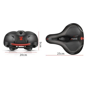 <span class=keywords><strong>Selle</strong></span> de vélo en cuir PU souple, amortissante et ventilée pour VTT et vélos de route - Unisexe, adulte, utilisation toutes saisons - Product Image 5