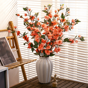 Camellia Artificial Flowers <b>Plastic</b> Silk High Simulation Wedding Home Decor <b>Table</b> Arrangement - Product Image 1