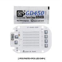 Module LED YXO sans pilote 50W 30W 20W à spectre complet, puce DOB AC COB, perles de lampe, pas besoin de driver pour plantes d'intérieur