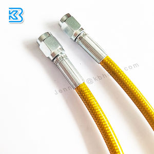 स्टेनलेस ब्रेक नली लाइनों विधानसभा-3an सीधे 90deg डिग्री स्टील क्रोम महिला नली अंत ब्रेक फिटिंग एडाप्टर M10 * 1.0 AN3 - Product Image 5