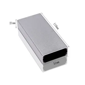 Metal Anti Interference Project Box Housing Customization Whole Body Extrusion Aluminum Case Box Electronic Heat Sink Enclosure