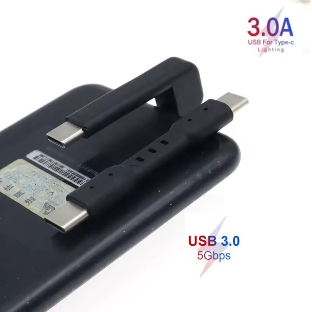 5Gbps Adapte to Hiby FC3 portable decoder MQA Type C OTG Male Data Transmission Charging connecter for Mobile Phone