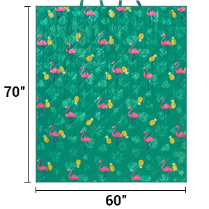 Manta de Picnic plegable impermeable Extra grande 3 capas alfombra de playa acolchada de alta calidad esteras de Picnic con almacenamiento incorporado - Product Image 2