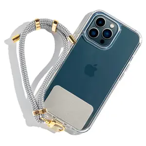 Universal Mobile Phone Holder Lanyard Accessory For Most Smartphones With Protective Cases