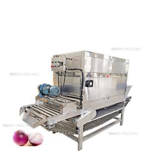 Machine industrielle résistante d'éplucheur d'oignon pour le système commercial d'épluchage et le retrait de peau - Product Image 1