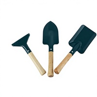 Ensemble d'outils de jardinage en plastique personnalisable en trois pièces : pelle, râteau, outils de plantation, pots de fleurs, culture de légumes - Chine