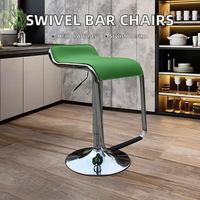Mobilier de salle à manger Tabourets de bar pour cuisine Comptoir de réunion Salle d'attente Chaises de bar en cuir synthétique à hauteur réglable d'usine