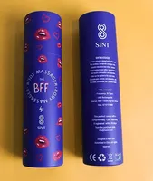 Tube de déodorant biodégradable en carton, emballage écologique en papier avec finition mate, extérieur naturel et frais