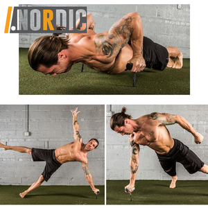 304 нержавеющая сталь складные Neuro Грипсы для силовых тренировок-параллельные тренировочные стойки с нескользящей прочной конструкцией - Product Image 4