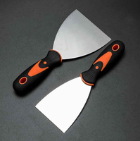 Grattoir plat de peinture miroir en acier inoxydable de 2 pouces 0.7mm sans rouille, parfait pour réparer les cloisons sèches, enlever le papier peint, la boue.