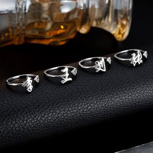 แหวนเงินแท้ 925 ปรับขนาดได้ สำหรับผู้หญิง ของขวัญแทนใจ แฟชั่นขายส่ง - Product Image 1