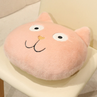 Coussins et oreillers en gros, expressions faciales amusantes de chat, siège de chaise pour voiture, pour les toilettes
