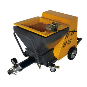Máquina pulverizadora de revestimiento de yeso, <span class=keywords><strong>mortero</strong></span>, cemento y pintura de piedra real con bomba y motor, bajo costo de mantenimiento, 86 kg - Product Image 1