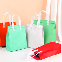 Sac Isotherme Personnalisé et Réutilisable en PP Non-Tissé de Qualité Alimentaire, avec Longues Poignées, pour Voiture, Glace Fraîche, Déjeuner, Nourriture pour Animaux et Stockage de Sucre
