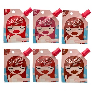 Makeup Cosmetic Stem Spout Pouch Mascara Eyeliner and Lip <strong>Gloss</strong> Spout Packaging Bags with Brush - Product Image 4