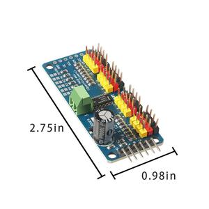 Carte de commande de servomoteur PWM 16 canaux 12 bits Dorhea PCA9685 avec interface IIC pour Raspberry Pi, robotique et automatisation - Product Image 5