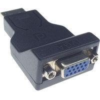 Adaptor DP ke VGA Berkualitas Tinggi 1080P untuk Laptop PC