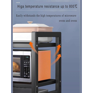 Soporte para Horno de Microondas, Ajustable en Altura y Ancho, Ahorra Espacio, Estante de Almacenamiento, Organizador de Despensa, Venta al Por Mayor de Fábrica - Product Image 2