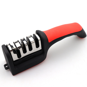 Outil d'affûtage de couteaux 4 en 1 pour couteaux de cuisine Aiguisoir de couteaux dentelé multifonctionnel Smart <span class=keywords><strong>Sharp</strong></span> 3 Stage Stone - Product Image 5