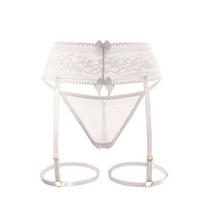 <span class=keywords><strong>Porte</strong></span>-jarretelles sexy en dentelle noire à 4 bretelles pour <span class=keywords><strong>bas</strong></span> - Product Image 4