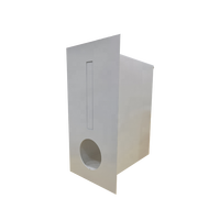 Boîte aux lettres murale extérieure en métal durable WELDON avec revêtement en poudre, installation facile pour courrier et lettres