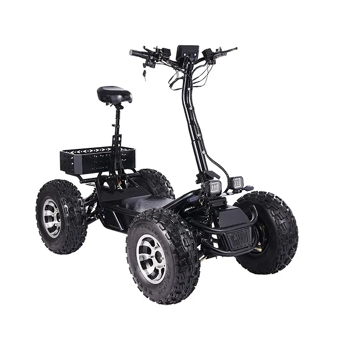 OEM 모든 테리안 전기 ATV 6000W 4WD 전기 스쿠터 21 인치 대형 휠 EZ 라이저 ATV 60V 40Ah 50Ah