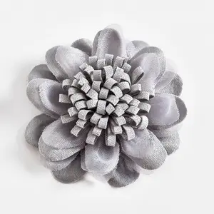 MIO हस्तनिर्मित DIY नकली फूल सामान 5cm कस्टम रंग यार्न कृत्रिम फूल महोत्सव वेडिंग होम सजावटी साफ़ा