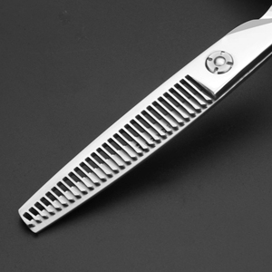 Professional 5.5 Inch Reversed Teeth Hair <b>Thinning</b> Scissors Texture Barber Scissors Japan 440C Thinner Hair Scissors - Product Image 6