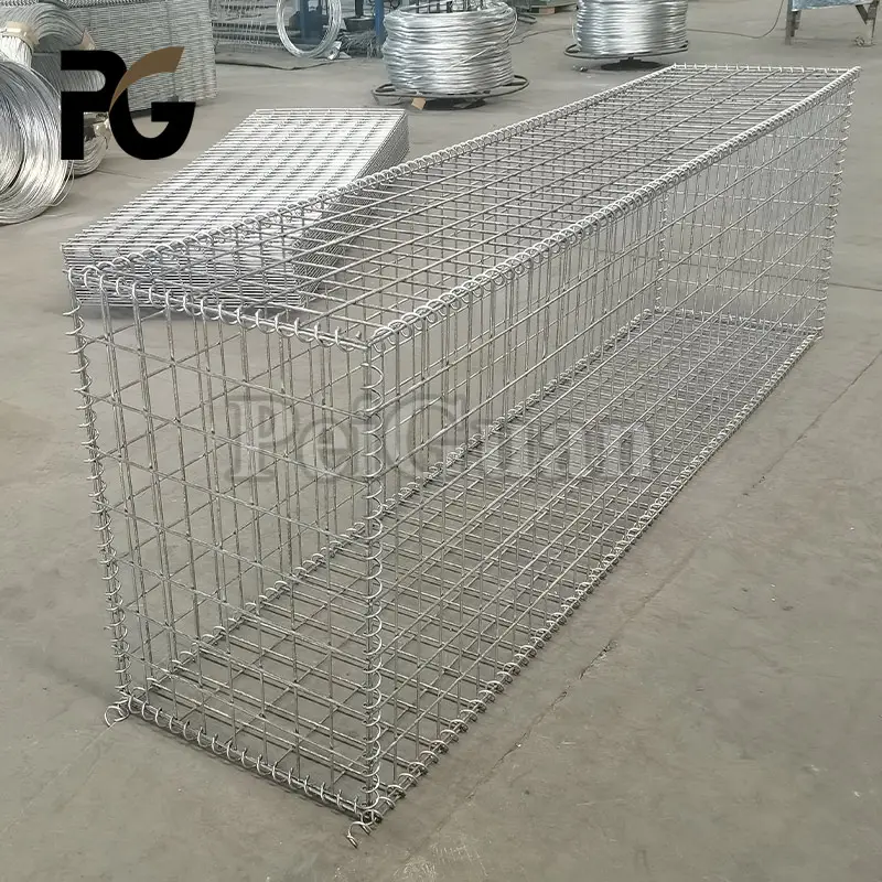 welded gabion wire mesh basket wall with stone price from china manufacturer