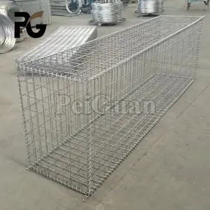 Geschweißte gabion draht mesh korb wand mit stein preis von china hersteller