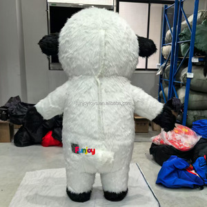 Disfraz <span class=keywords><strong>de</strong></span> Mascota <span class=keywords><strong>de</strong></span> Cordero Blanco Inflable <span class=keywords><strong>de</strong></span> 2 m Hecho a Medida para Adultos, Perfecto para Actuaciones, Bailes y Eventos Festivos - Product Image 3