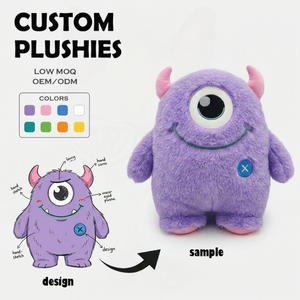 Fábrica de Peluches Personalizados: Mini Monstruo de un Ojo, Conejito Fresa, Juguete Musical para Dormir, Llavero de Peluche Personalizado - Product Image 1