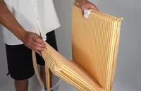 Chaise de camping pliante moderne de qualité supérieure personnalisable pour l'extérieur, la plage, le voyage, le parc, confortable et portable avec sac à dos