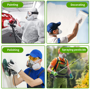 Envío Rápido, Máscara de Gas de Media Cara 6200 Lavable y Reutilizable con Certificación CE, Filtro Reemplazable, Respirador para Pintura Automotriz y Protección Contra Polvo - Product Image 6