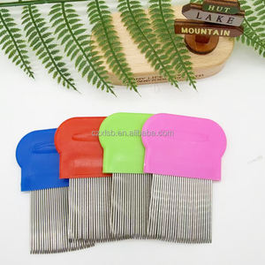 Peine para Piojos de Plástico Ecológico con Logotipo Personalizado para Perros y Gatos, Eliminación de Liendres y Piojos, Regalo Promocional para Mascotas, Cepillo para Piojos - Product Image 2