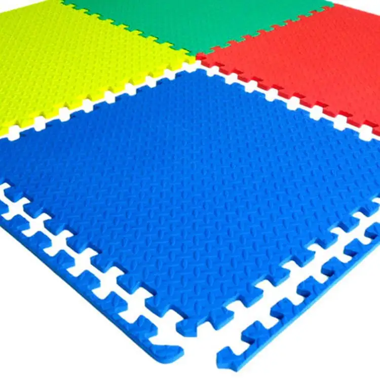 Tapis de jeu en caoutchouc pour enfants, 50 cm, tapis carré en mousse Eva pour enfants