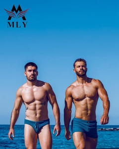 MLY Custom di alta qualità Standard degli uomini del costume da bagno degli uomini adulti solidi costumi da bagno Bikini short - Product Image 3