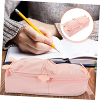 2025 plus récent rose Mini sac à dos école papeterie sac grande capacité toile mignon fille enfants Animal Design étudiant porte-crayon