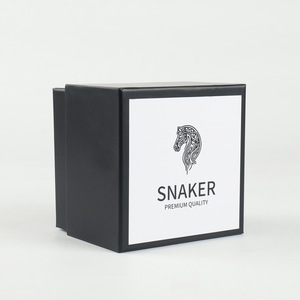 Snaker Premium Quality Gift <b>Box</b> Square Top And Bottom Lid Customizable Size 250gsm Jewelry Packaging - Product Image 4