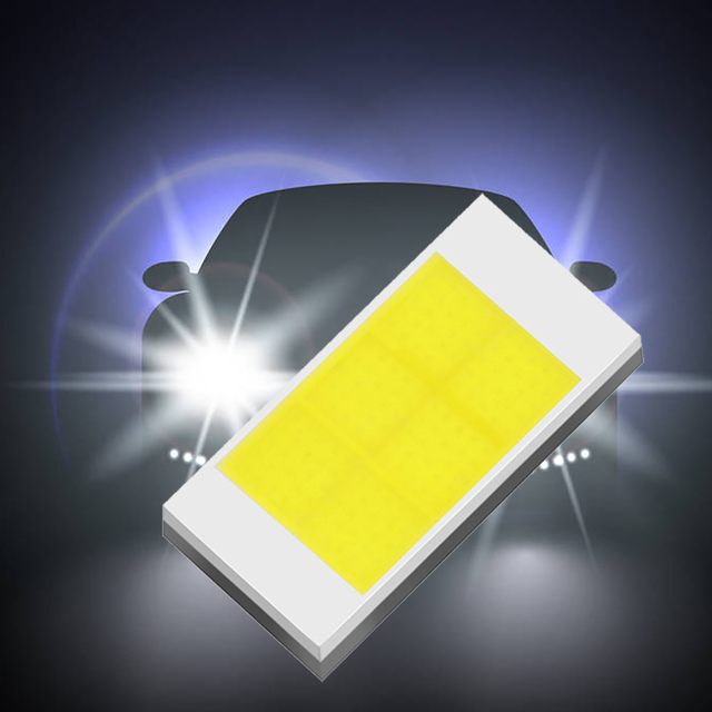 CSP High Power 3570 SMD LED Chip 30W Natural White 9-12V 50000h Lifespan for Plant Growth