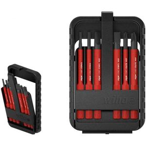 WIHA - 43162 Juego de puntas slimBit Electric 1000V ranuradas, Phillips, Pozidriv, PlusMinus/Pozidriv y TORX®Caja SlimBit incluida (13-p - Product Image 1