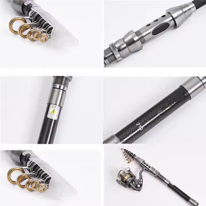 1.5M 1.8M 2.1M 2.4M <span class=keywords><strong>Vente</strong></span> en gros Voyage personnalisé Bar <span class=keywords><strong>de</strong></span> mer Cannes à pêche télescopiques en Fiber <span class=keywords><strong>de</strong></span> carbone pour l'eau salée - Product Image 6