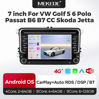 Autoradio tactile Navifly Car-Play avec lecteur multimédia et DVR pour VW Golf 5 6 Polo Passat B6 B7 CC Skoda Jetta
