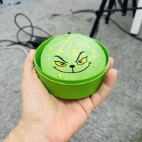 Jouet anti-stress Grinch Squishy Bun en TPR avec paillettes, jouet à presser pour enfants, boîte surprise de Noël