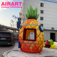Tente gonflable ananas pour événements marketing et décoration